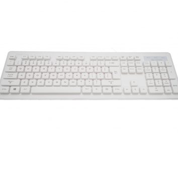 Wamee white keyboard rated IP68