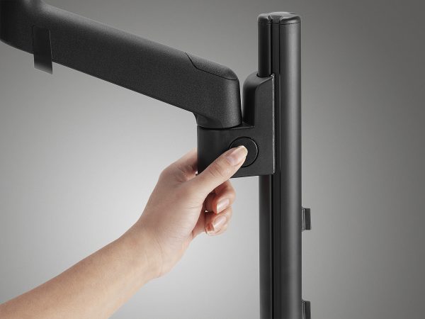 Lima Monitor Arm with Clamp Black
