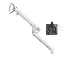 Flo Arm with Clamp White