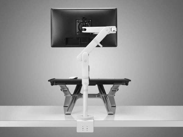 Monto Sit Stand with Ollin monitor Arm