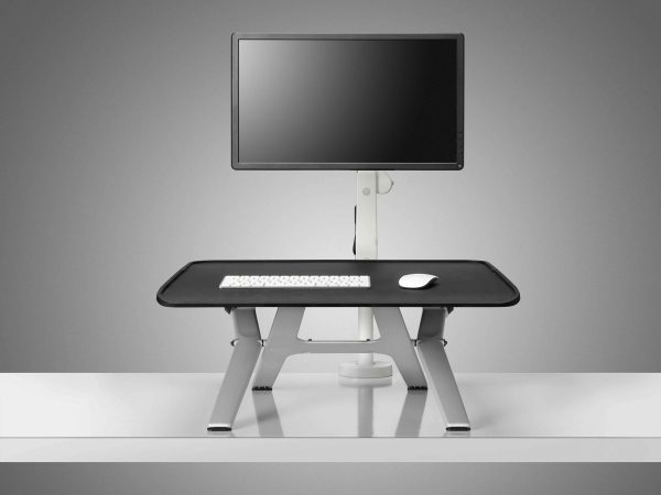 Monto Sit Stand with Ollin monitor Arm