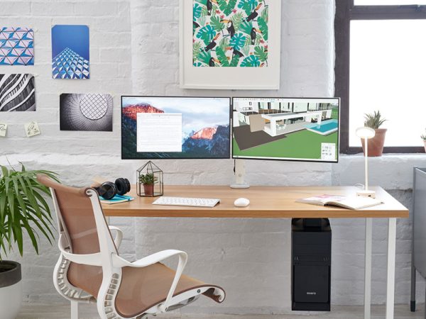 ollin Dual Monitor Arm Office