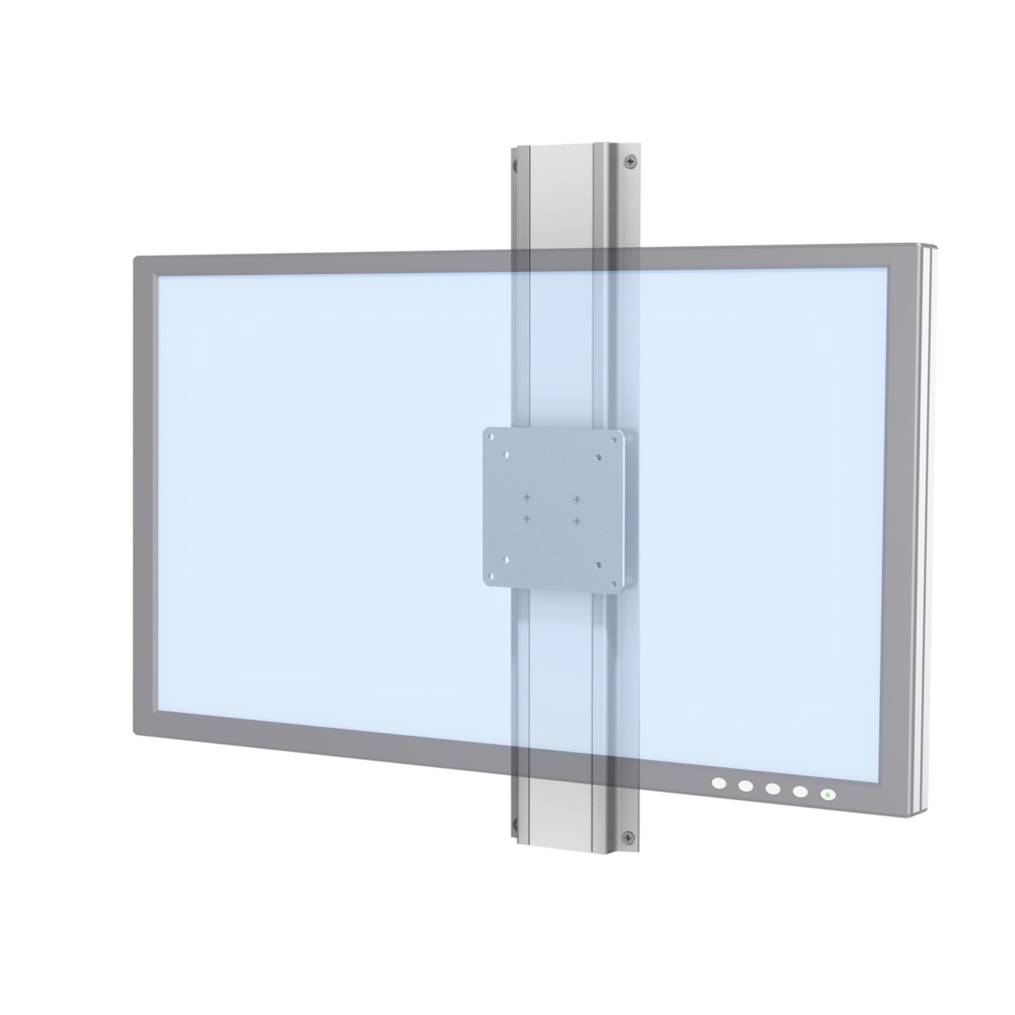 thumbnail image 2 of Universal Back Of Screen Controller Mount For DT166 / MICROS RDC - 75/100mm VESA 2 of 9